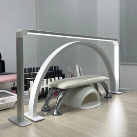 Ideal Half Moon Nail Lamp Table Desk Lamp With Adjustable LED Light for Eyelash Extensions Nail Tech