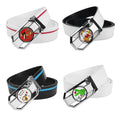 Custom Auto Lock Iron Buckle Derimis Leather Golf Belts 120cm 3.8cm Width Pm99 Brand Sporty Style for Men