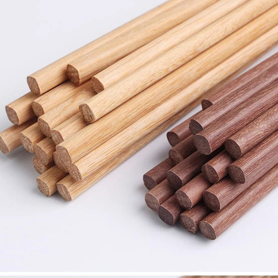 Wholesale Bulk Reusable Eco-friendly Natural Wooden Chopsticks-Traditional Design Wedding & Hotels Use