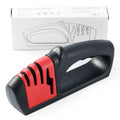 Wholesale 4 in 1 Knife and Scissor Sharpener PP Plastic Nonslip Handle Knife Sharpener