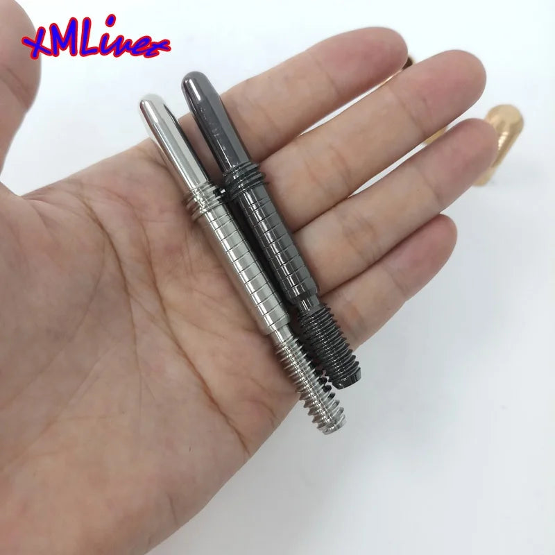 Xmlivet Stainless Steel Original Uni-Lock Billiards Pool Cue Joint Thread Male Screw Pin with Female Insert Billiard Accessories