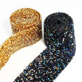 HFour Hot Melt Gum Backed 3D Resin Rhinestones Loose with Chain 15 Colors Various Sizes (5mm-40mm) for Bags & Garments