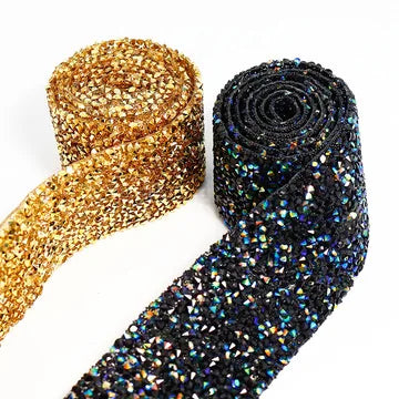 Hot Melt Gum Backed 3D Resin Rhinestones Loose Rhinestones with Chain