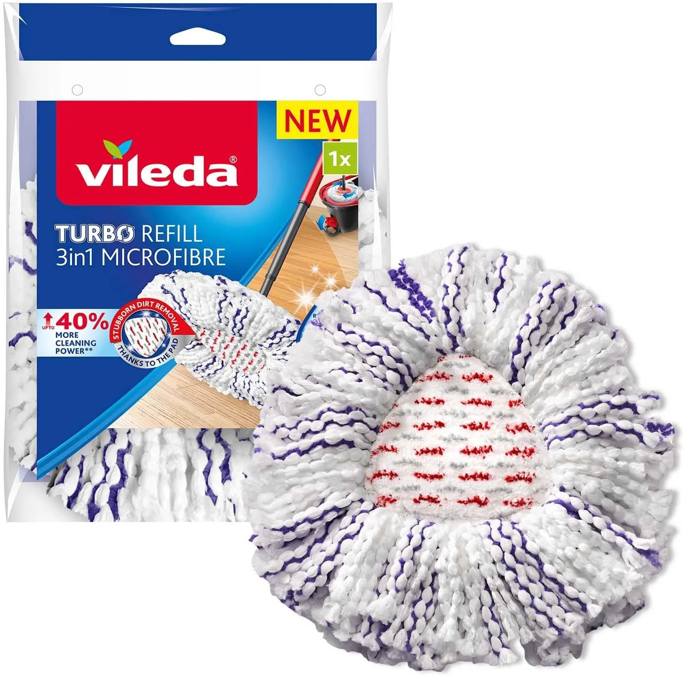 V Ileda Mop Head Replacements for O-Cedar EasyWring Mops Microfiber Cloth Household Floor Cleaning Kitchen Hotel Cleaning Tools