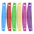 Women Solid Color Banana Clips Colorful Plastic Claw Toothed Anti slip Hairpin Comb Women Hair Accessories