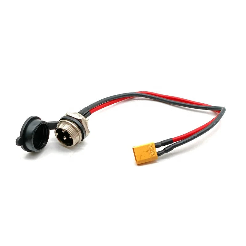 Scooter Charger Port 3 Pin Charging Port for Zero 8X Zero 9 Zero 10 Zero 10X Zero 11X Electric Scooter Socket Charge Plug