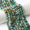 Factory Wholesale Natural Stone Irregular African Turquoise Stone Beads DIY 7 Chakra Bracelet Necklace Accessories Energy Stone