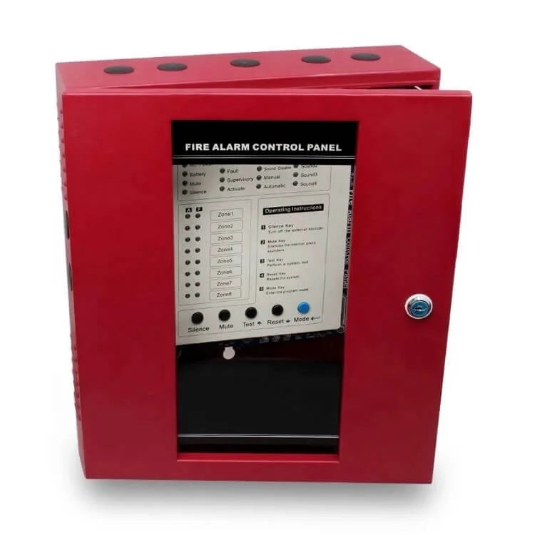 SUMRING Advanced 2/4/8/16 Zones Fire Alarm Control Panel 220V AC Conventional Fire Alarm System Factory Price