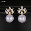 Fashion Classic Cute Cartoon Design Trendy Stud Earrings for Women's Anniversary Jewelry Gift