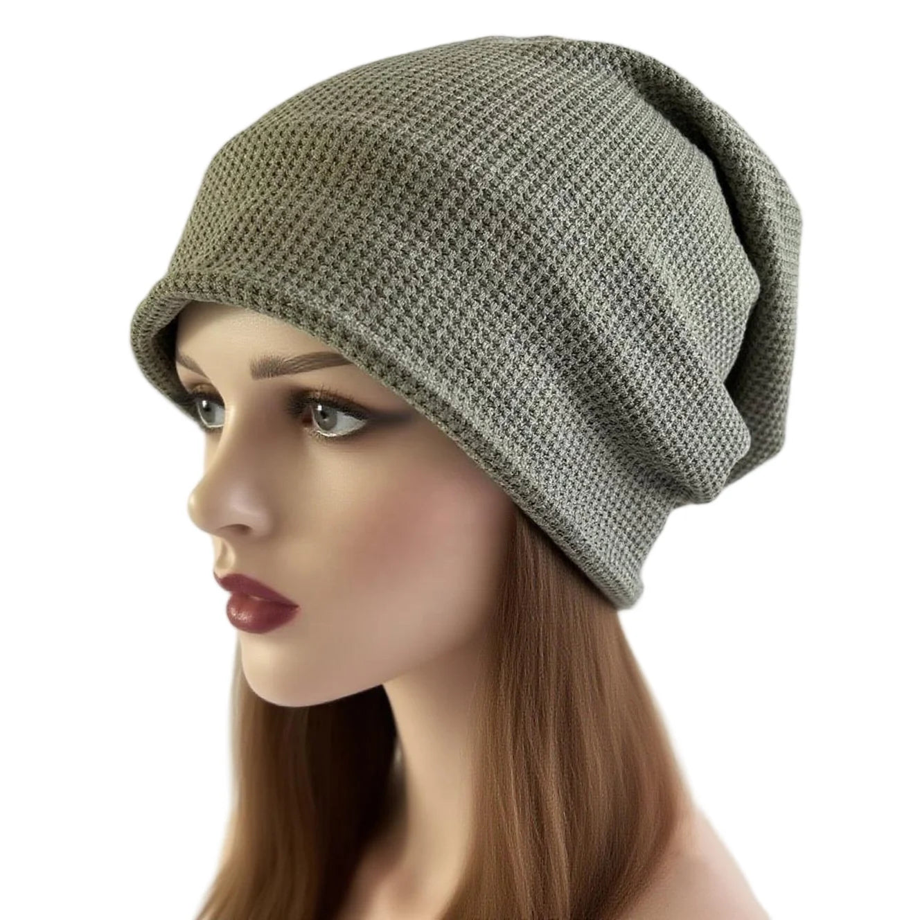 EMF Protection Slouchy Beanies Cap Unisex Faraday Hat RF Microwave 5G Cell Tower Radiation Blocking Stretch Beanie