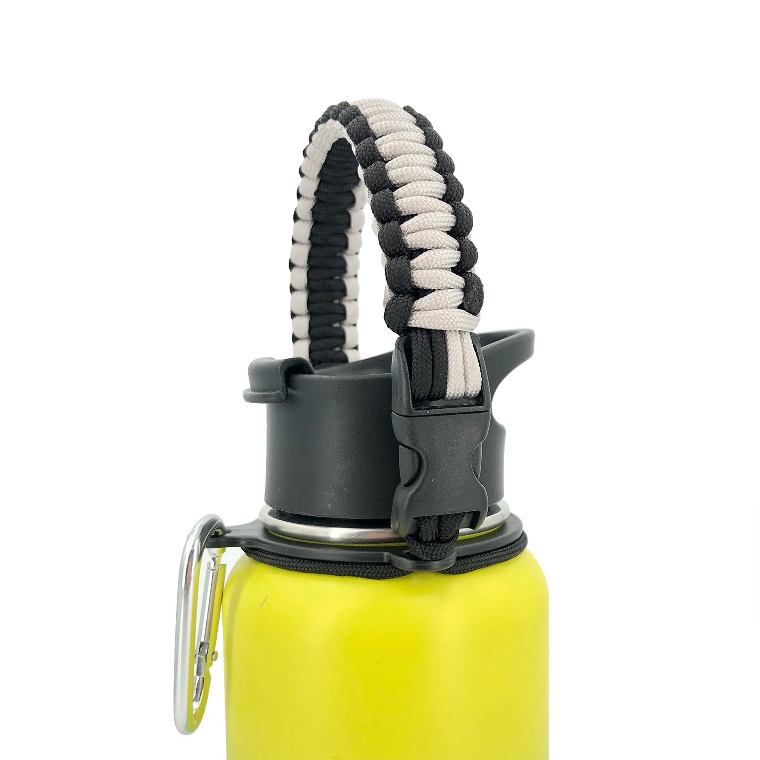 Outdoor Factory Direct Sale 550 Water Bottle Paracord Handle for Hiking Wide Mouth Bottle Kettle Handle