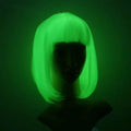 Eco-Friendly Cool Glow in the Dark Hair Wig for Promotional Party Supplies