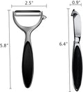 Potato Vegetable Peeler for Kitchen - Premium Zinc-Alloy Y Shaped I Shaped Peeler Set with Durable Non-Slip Handle