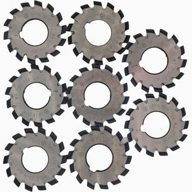Hot Sale Good Quality HSS DP Gear Milling Cutter 8pcs Set NO.1-NO.8 With PA14.5 Gear Cutting Tool