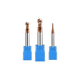 HRC55 Carbide Ball End Mill R0.5-R10 CNC Router Bites Carbide Steel Cutting Tool 2 Flutes Milling Cutter Ball Nose End Mill