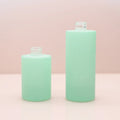 50ml 100ml Glass Cosmetic Flat Skin Care Essential Oil Serum Dropper Bottle Custom Green Color Cream Lotion Pump Bottle