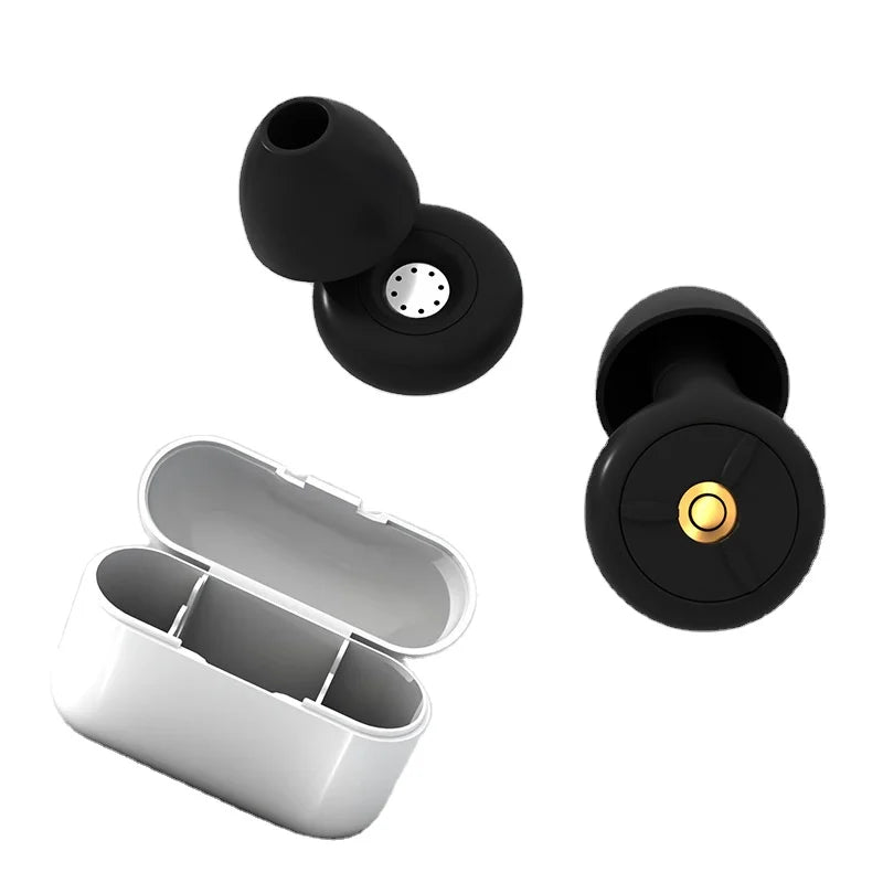 2025 New Sleep Earplugs Noise Reduction Silicone Ear Plugs With 3 Sizes Replaceable for Sleeping Studying Travel