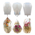 DIY Crystal Stone Resin Mold Silicone Night Lamp Mold Epoxy Resin Jewelry Holder Mold