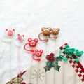 Factory Mouse BPA Food Grade Cartoon Straw Silicone Dust Proof Cover Recycling Cloud Straw Cover Drinking Straw Tips Cover