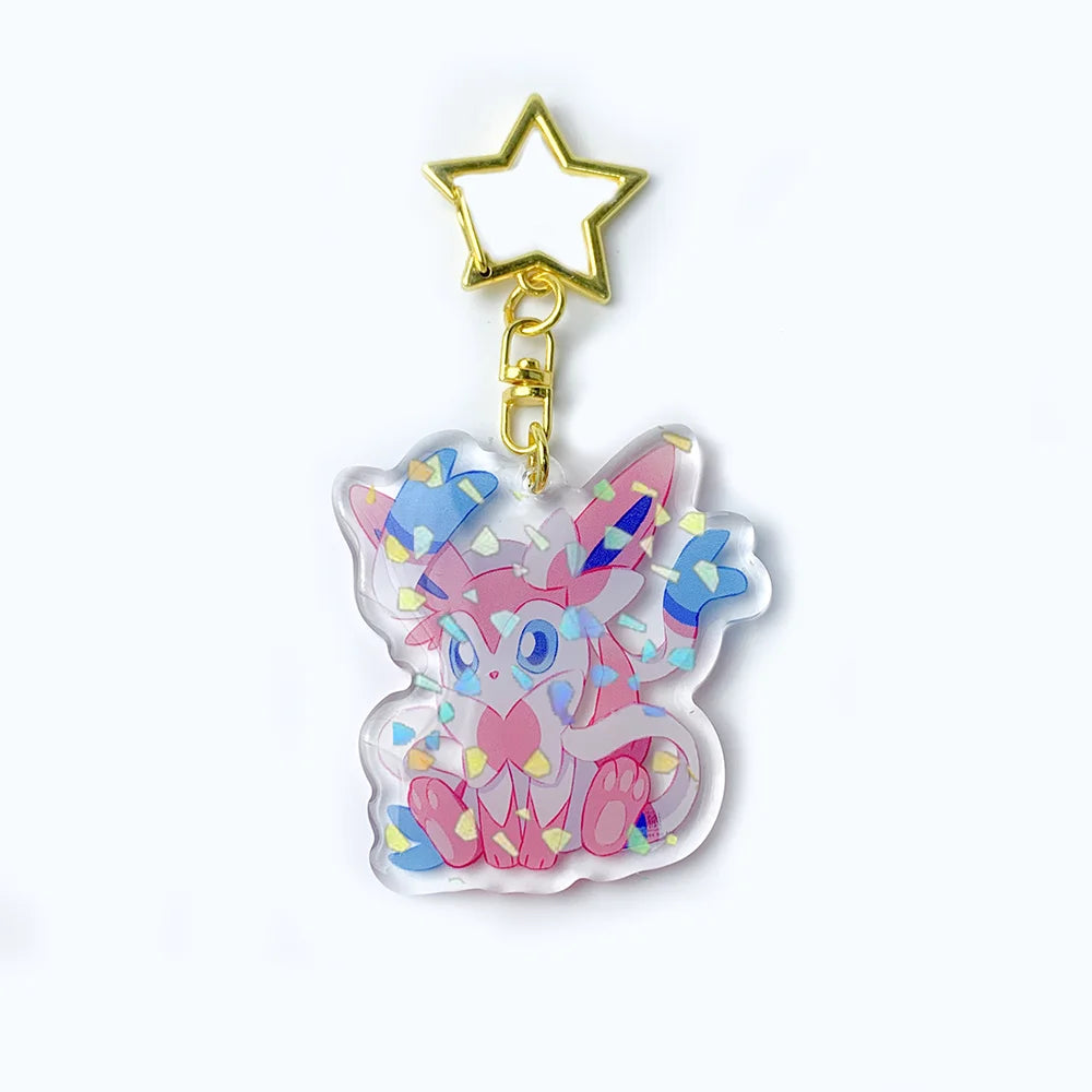 Wholesale Make Your Own Cartoon Custom Acrylic Epoxy Anime Keychain