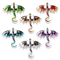 Jachon Wholesale Retro Drop Oil Cartoon Dragon Style Brooch Pin for Men Alloy Animal Brooches Pin