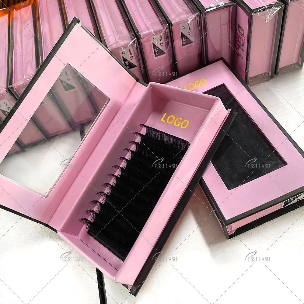Eyelash Extension Supplies United States Best Selling Vendors Silk Synthetic Human Fan Eyelashes to Hair Lash