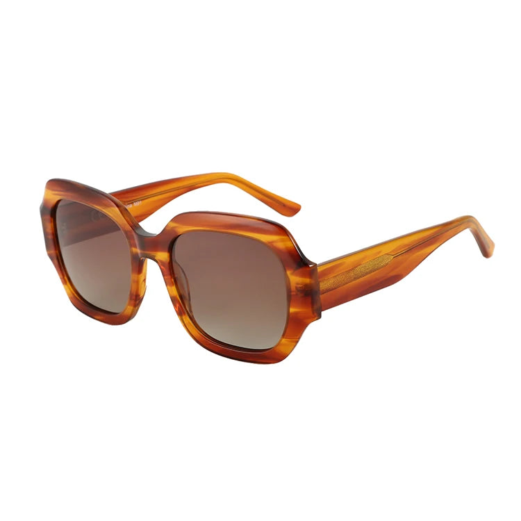 Oversized UV400 Sunglasses Shades Retro Brand Design Luxury Sunglasses Fashion Women Acetate Sun Glasses Shade for Women