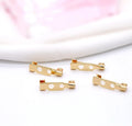 Factory Wholesale of 14K Gold Plated Safety Pins Brooches Jewelry Making Accessories Materials