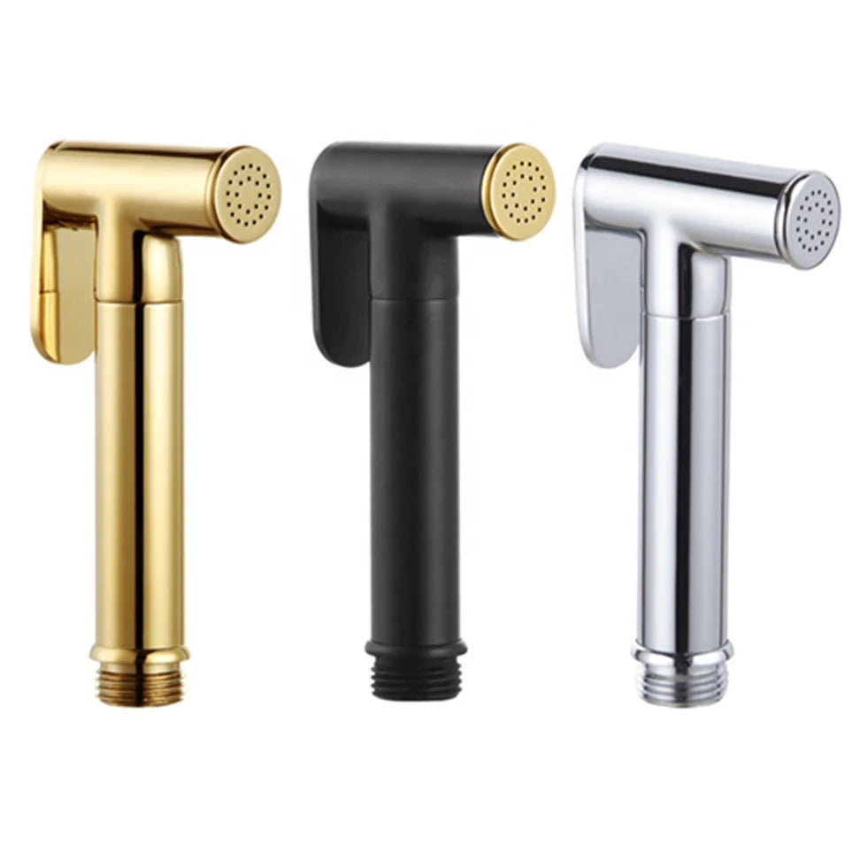 Homedec Brass Wall-Mounted Toilet Bidet Sprayer Shower Head with Modern Design Easy Installation 3-Year Warranty