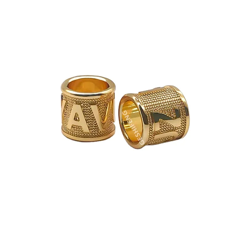Geshifeng Other Pet Products Golden 8.5mm Poultry Birds Pigeon Leg Bands Canary Personalized Pigeon Rings for Birds