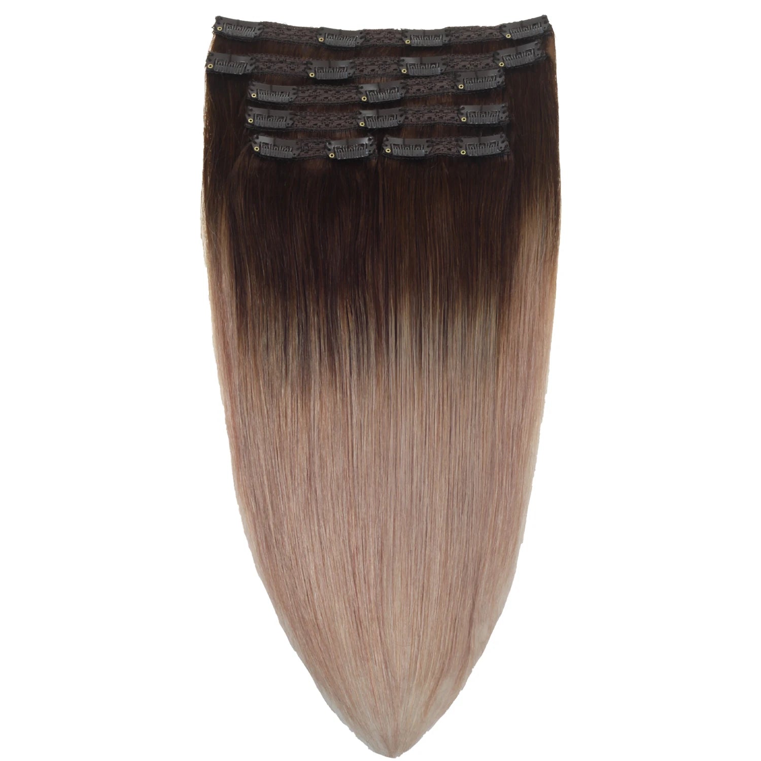 Salon Quality Fast Delivery Thick Ends Clip in Human Hair Extensions