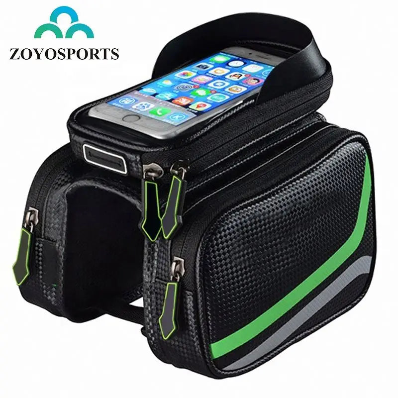 Customized Dynamic Fashion Pattern Bike Front Head Top Tube Bag Waterproof Phone Case for Bicycle Frame