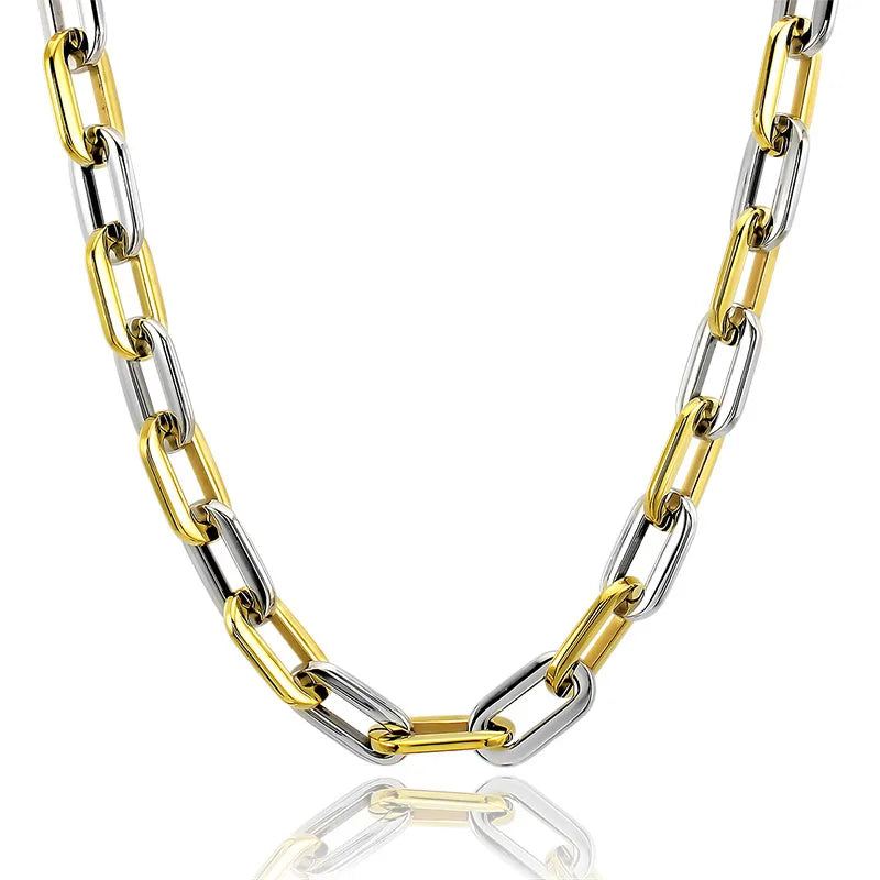 Trendy Fashion Neck Mashup Clavicle Chain  for Women Wide Choker Necklace Pendant Link Jewelry