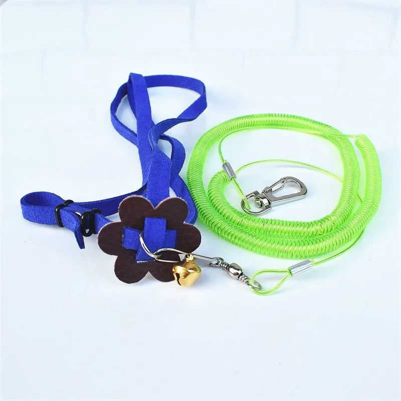 Pet Turtle Adjustable Leash for Outdoor Walks - Multi-Color Turtle Chest and Back Harness