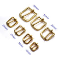 13/18/21/23/26/32/38mm Sizes Cleaned Costed Brass Pin Belt Buckle