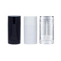 Bottom Fill Deodorant Packaging Stick Container Stick Tube Clear Empty Cream Gel Lotion Bar 15ml 30ml 50ml 75ml White Black
