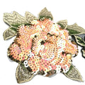Professional Factory Customized Sequin Patch Embroidery Applique