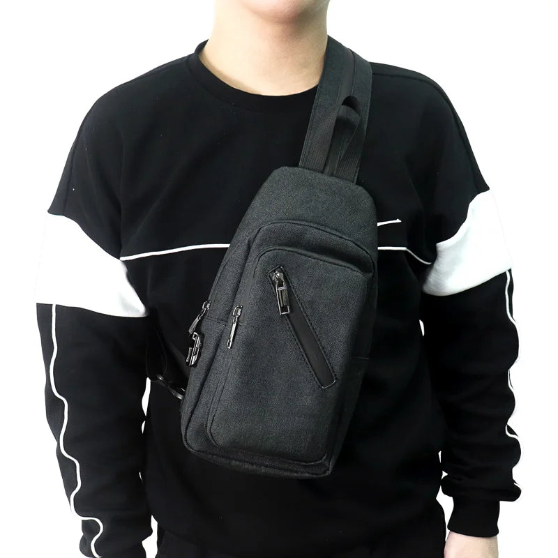Black Odor Proof Bags Smoking Accessories Bag No Smelly Crossbody Smell Proof Backpack Shoulder Bag