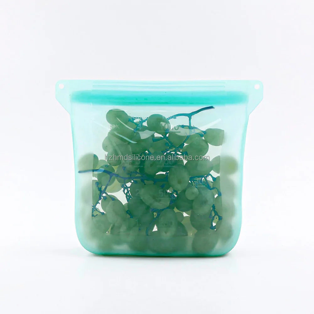 Reusable Snack Leakproof Storage Eco Friendly Saver Refrigerated Bag for Food