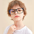 Kids Frames for Eyeglasses Anti-blue Light Glasses Resin Lens Square Frame Glasses Block Ultraviolet Rays Kids Eyeglasses Frames