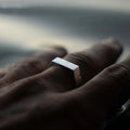 Fenyi Wholesale Jewelry Couple Hot Sale Fashion Simple Light Luxury Temperament Long Smooth Stainless Steel Ring Women Men
