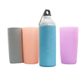 Different Size Cuctom Anti-slip Cover Silicone Glass Water Bottle Protective Sleeve Silicone Bottle Sleeves