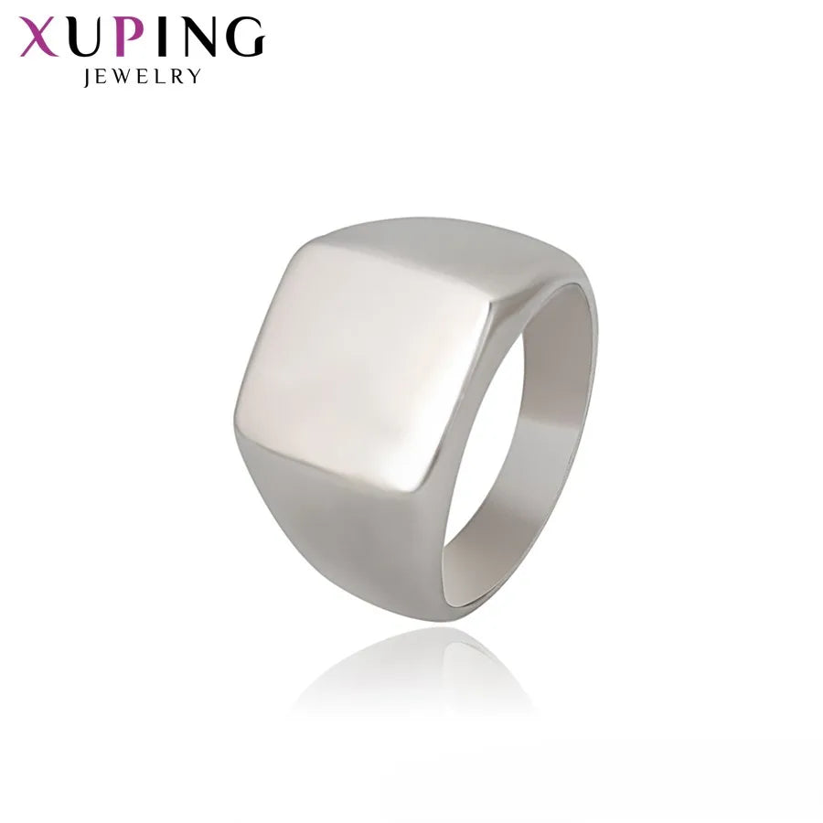 16033 XUPING JEWELRY Stainless Steel Jewelry Minimalist Fashion Fashion Mens Gold Wedding Jewelry Rings