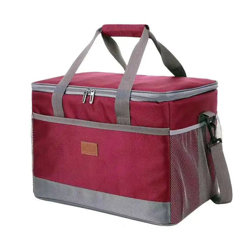 600D Melange Polyester Tote Custom Food Cooler Bags Waterproof Insulated Lunch Bag for Women Men