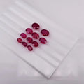 Oval Cut  6x8 1.9 Cts 100% Natural Ruby Stone Loose Red Ruby Gemstone for Ring Making