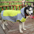 Fashion Reflective Waterproof Large Dog Clothes Pet Raincoat