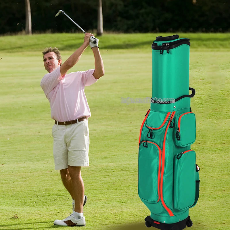 Golf Stand Bag Golf Cart Bag Easy to Carry Durable and Organized Golf Bag Slots Portable Travel Bag Golf Cart Bag