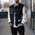 Rainbow Spray Mens Streetwear Manufacturer Men's Embroidered Patch Varsity Jackets Baseball Uniform High Street Men's Jackets