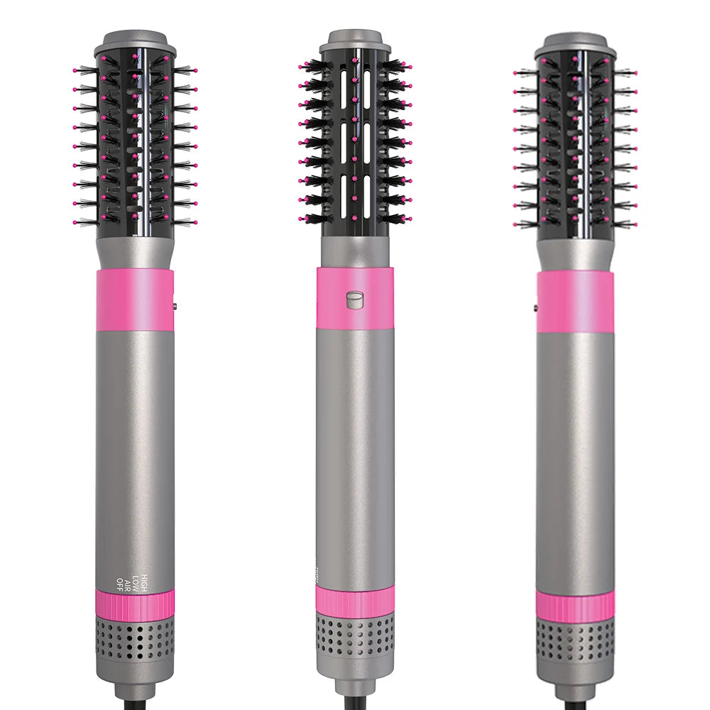 OEM/ODM Custom Fast Dry Low Noise Multifunctional One Step Hair Styling Hot Air Brush Unique Design Plastic Electric Hair Dryer