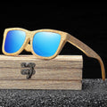 Logo Custom 2025 Fashion Men Women Handmade Natural Bamboo Sun Glasses UV400 Mirror Lens Polarized Wood Sunglasses